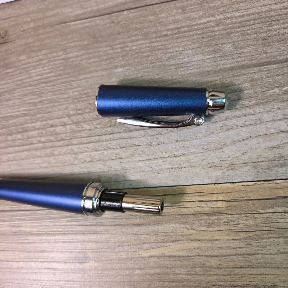 Cross Ballpoint Pen Matte Blue Chrome Trim Executive Writing Gift Set With Box